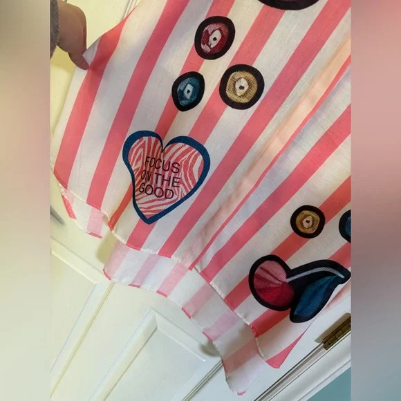 Yolly better late than Italy button up colorful $118 casual spring boutique boho - Picture 4 of 9